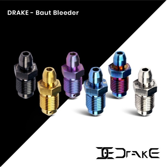 Drake Titanium Bolt Bleeder Master Brake/Kaliper Brembo Original