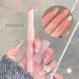 L-31🌟Gege Bear Mirror Gloss Jelly ลิปสติก ลิปกลอสเจลลี่ รูปหัวใจ ให้ความชุ่มชื้น กันน้ำ ติดทนนาน มีให้เลือก 6 สี