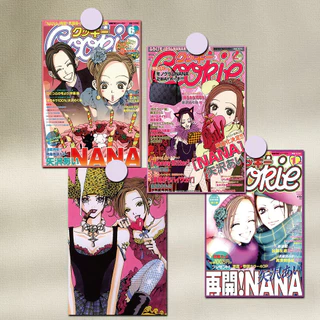 10pcs คลาสสิกอะนิเมะ NANA Wall โปสเตอร์สติกเกอร์ตกแต่งห้องนอนสําหรับสาววัยรุ่น Wall Art Prin t อินเทรนด์โปสเตอร์ขนาดเล็กหอพัก Collage ชุด