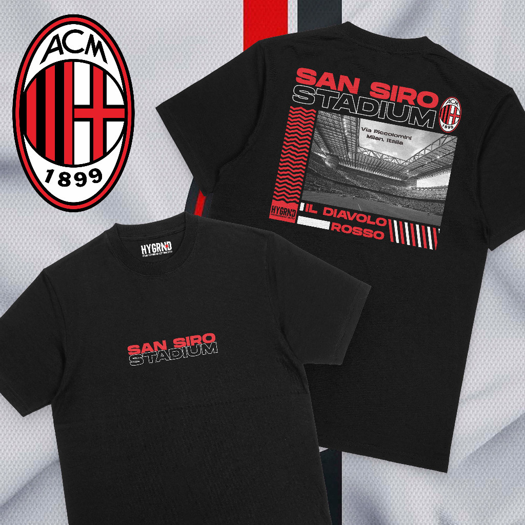 เสื้อยืด ATLANTIKKAOS Ac Milan "San Siro" - Milanisti/Milanista/Fans AC Milan