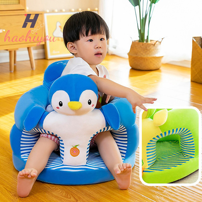 <haohiyou> 1pc Baby Learning Sitg Seat ผ้าคลุมโซฟาเคสการ์ตูนตุ๊กตาเก้าอี้รองรับของเล่น Nice