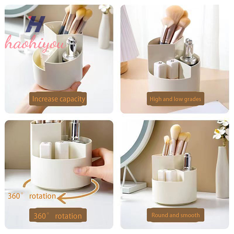 <haohiyou> สีขาว Division และ Layering Rotag ดินสอ Office Desktop al เก็บเครื่องเขียนอุปกรณ์เครื่องมือความงาม Nice