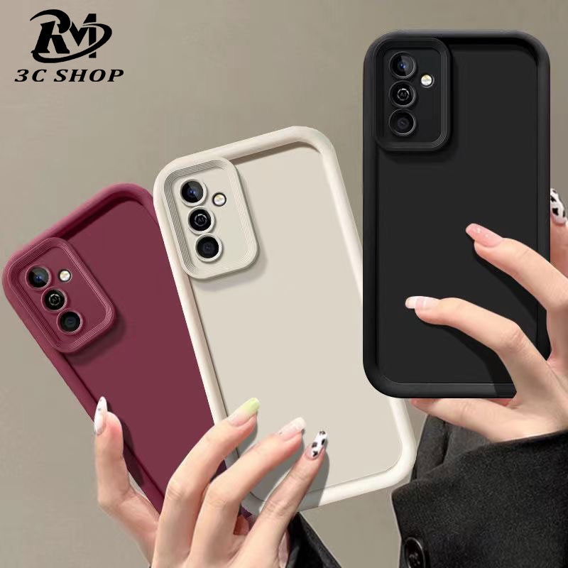 เคสโทรศัพท์มือถือ ซิลิโคนนิ่ม กันกระแทก สีแคนดี้ หรูหรา สําหรับ Samsung ss Galaxy A16 A06 A73 A56 A36 A26 A55 A54 A53 A35 A33 A25 A24 A23 A15 A14 A13 A05 A05s A04 A04E A03 A03s A02 A02s 5G 4G 2025