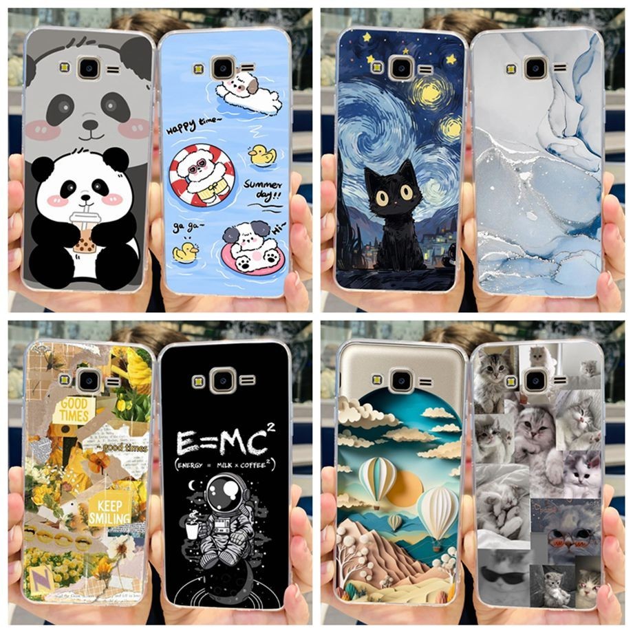 เคสสําหรับ Samsung Galaxy J7 Core J701 J701F J7 Neo NXT Duos J701M J7 2015 Stylish TPU รูปแบบปลอก