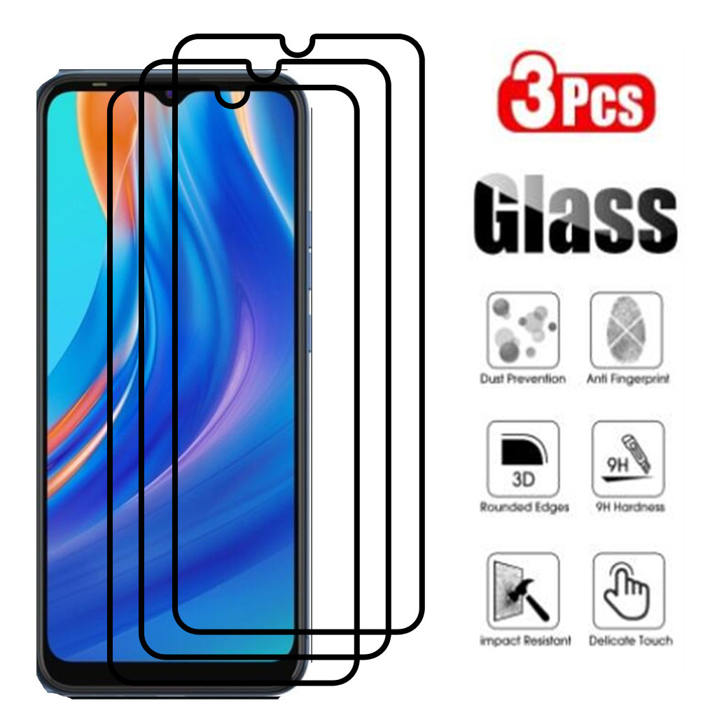 กระจกนิรภัยสําหรับ Tecno Spark 4 5 6 7 7T Pro 8 8C GO 2023 2024 Air Full Coverage Screen Protector Glass สําหรับ Tecno Spark GO