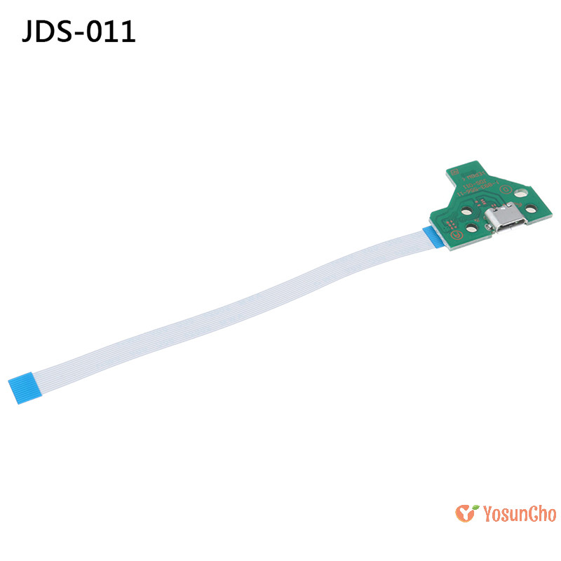 Yosuncho] แผงวงจรซ็อกเก็ตพอร์ตชาร์จ USB 12Pin JDS 011 030 040 สําหรับคอนโทรลเลอร์ PS4 ใหม่