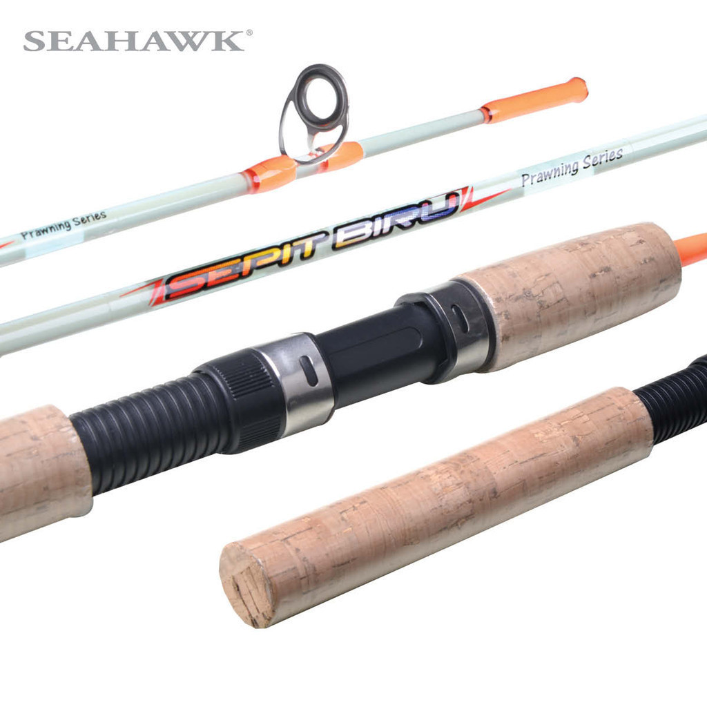 Seahawk Sepit Biru Sensitive Tip Budget Friendly Prawn Fishing Rod