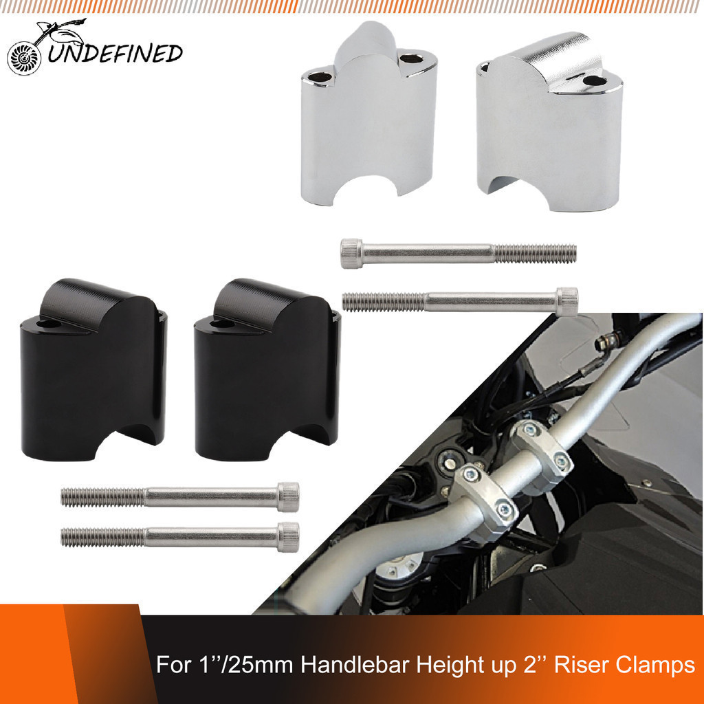 YJ For Harley Sportster XL1200X XL1200XS 48 2" Handlebar Riser Motorcycle Handle Bar Heighten Block 