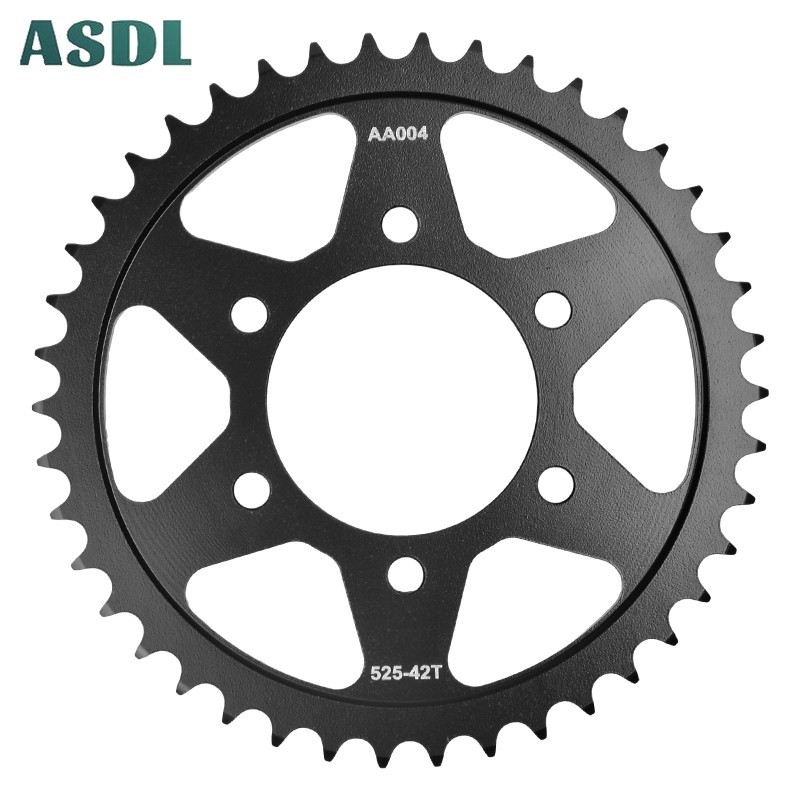 Asdl 525 42T รถจักรยานยนต์ 20CrMnTi โซ่เฟืองด้านหลังสําหรับ Kawasaki X-7RR Ninja Z900 ABS SE Z900 RS