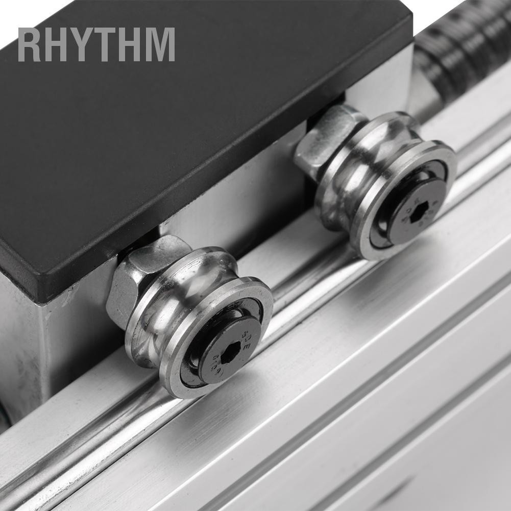 Rhythm 1204 บอลสกรู Linear Slide Stroke ตัวกระตุ้นระยะไกลพร้อม Stepper Motor 400 มม