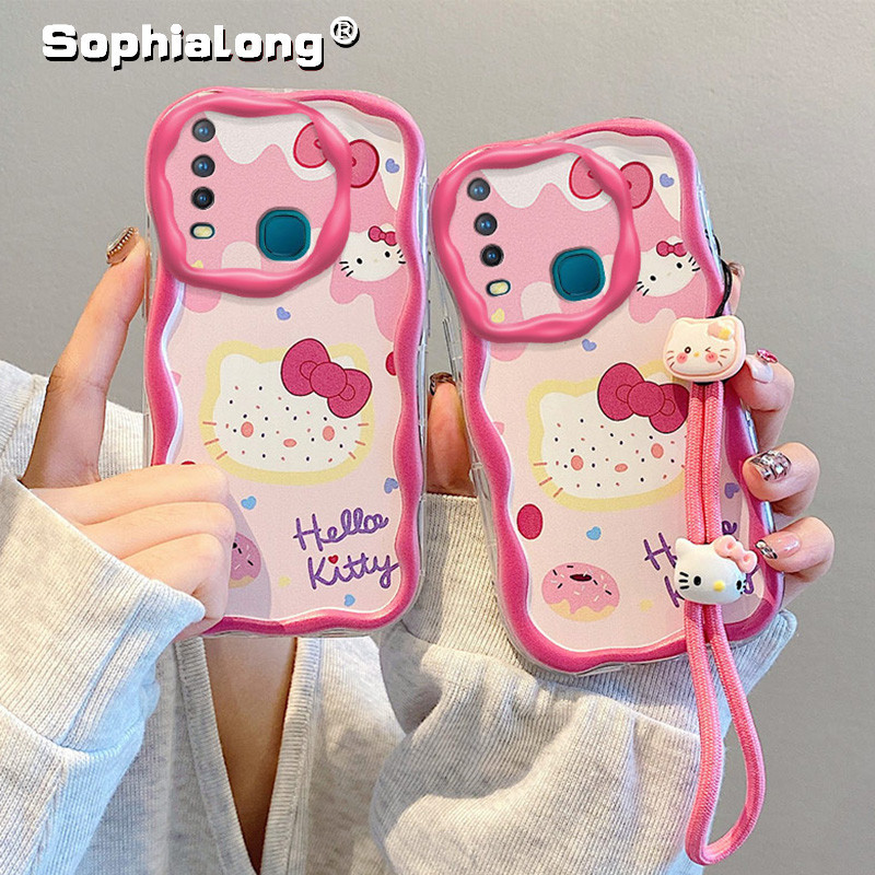 Vivo 1916 1915 1906 1901 1902 1904 1940 V1928A V1941A เคสหมีสตรอเบอร์รี่ Pochacco Hand Line