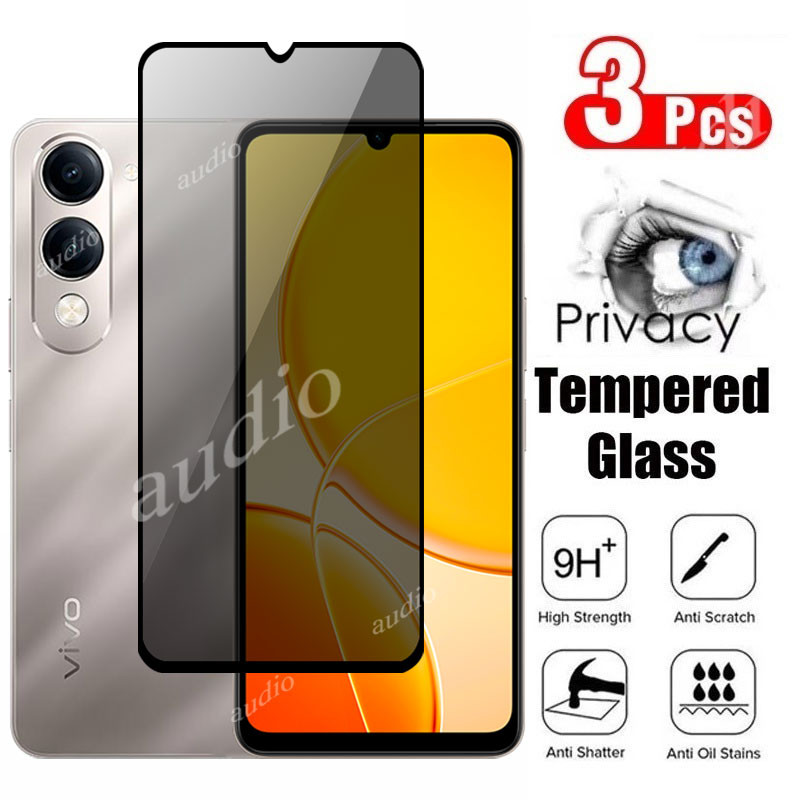 Vivo Y04s 4G ตัวป้องกันหน้าจอความเป็นส่วนตัวกระจกนิรภัยป้องกันฟิล์มสําหรับVivo Y04s Y04 VivoY04s 4G 