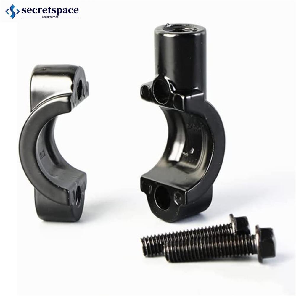 Secretspace M8 M10 22 มม.25 มม.รถจักรยานยนต์กระจกมองหลังHandlebarกระจกMount Holderอะแดปเตอร์ClampฐานF3X9
