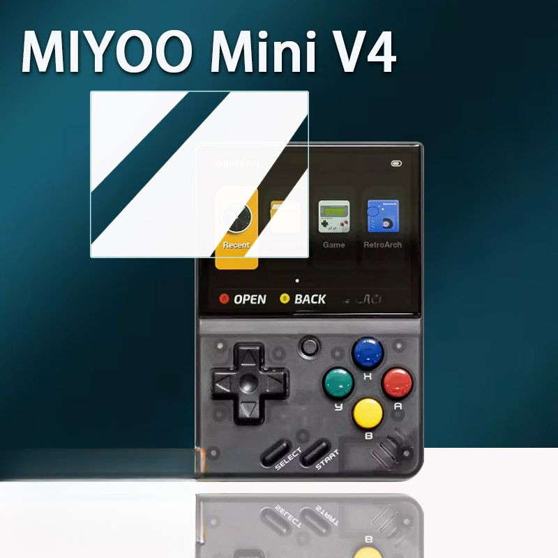 สําหรับ MIYOO Mini V4 9H กระจกนิรภัยป้องกันหน้าจอสําหรับ Miyoo Mini V4 2.8 นิ้ว Palmtop คอมพิวเตอร์ป