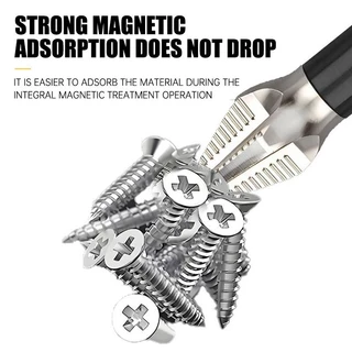 🔶Hot🔶 ไขควงแม่เหล็กบิต K5 ด้ายทนต่อแรงกระแทก ครอสบิต 50-150 มม. Anti-slip Shock-proof Magnetic PH2 Phillips Cross Bit