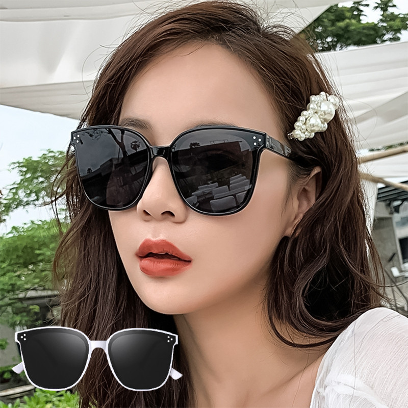 แว่นกันแดด สไตล์เกาหลี สําหรับผู้ชายและผู้หญิง ป้องกันแสงแดดเหมาะกับการขับขี่กลางแจ้ง แว่นตา