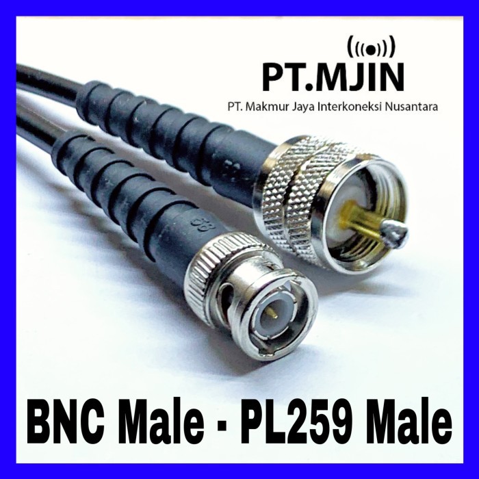 LP Pigtail Cable Rg316 BNC ตัวผู้เป็น PL259 ความยาวชาย 40 ซม.
