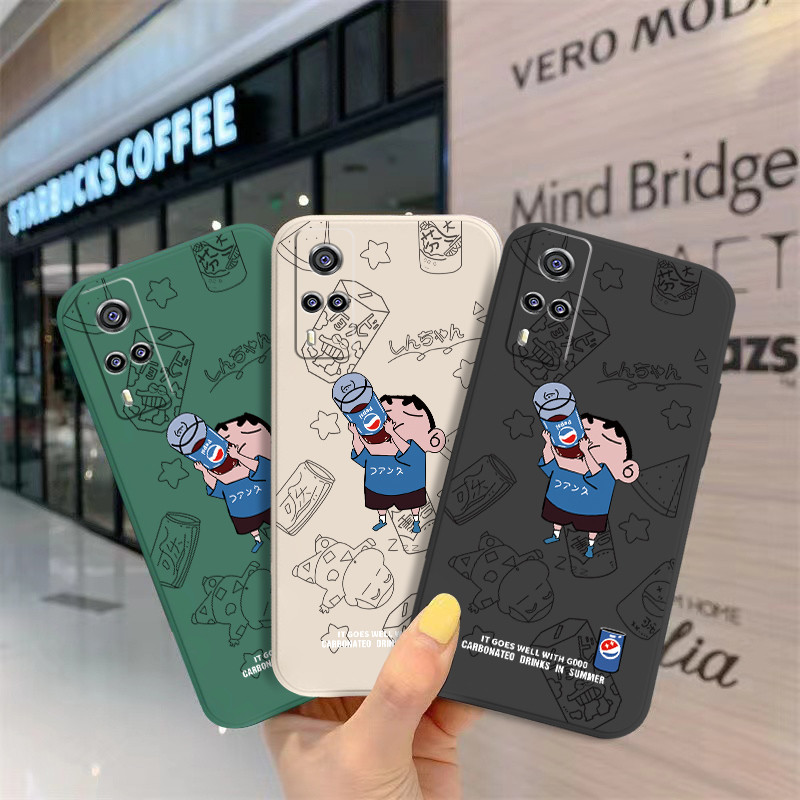 เคส Vivo Y19S / Y19S Pro / Y72 / Y51 / Y31 2021 / Y51S / Y53S / Y27 4G / Y52 5G tpu ฟรีเชือกเส้นเล็กแฟชั่นเคสโทรศัพท์แบบนิ่ม KCXX - รูปที่ 3