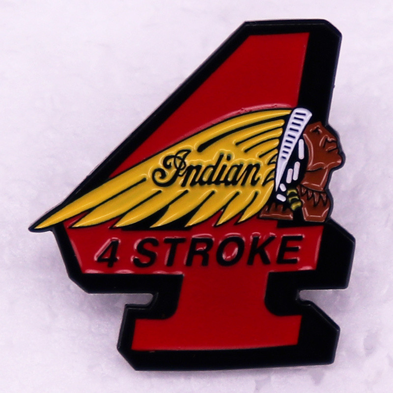INDIAN brooch, total material, Scout 1250, Chopper, Sportster 1200, indian motorcycle badge
