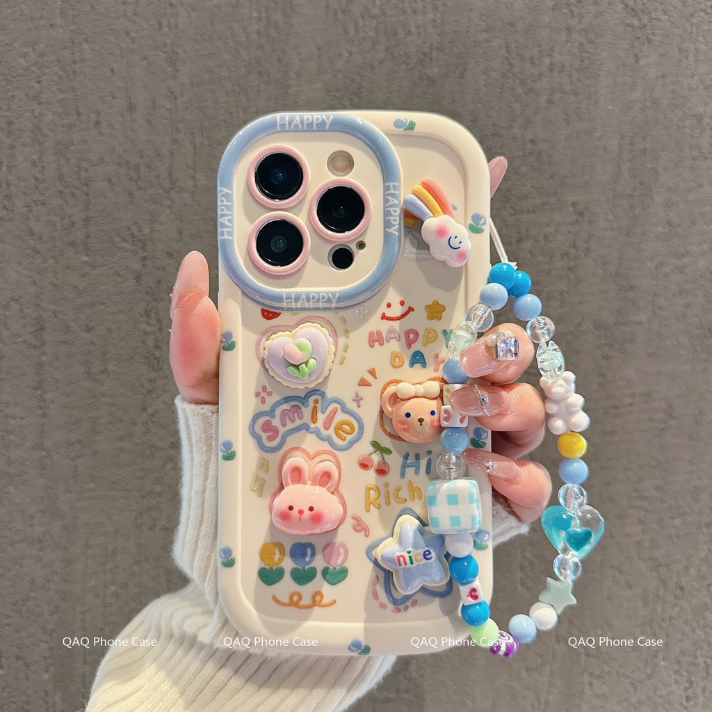 เคสโทรศัพท์สําหรับ iPhone 16/15/14/13/12/X 11/SE/7/8 Plus นุ่มฝาครอบป้องกัน RLPFK36 + t1 + a8