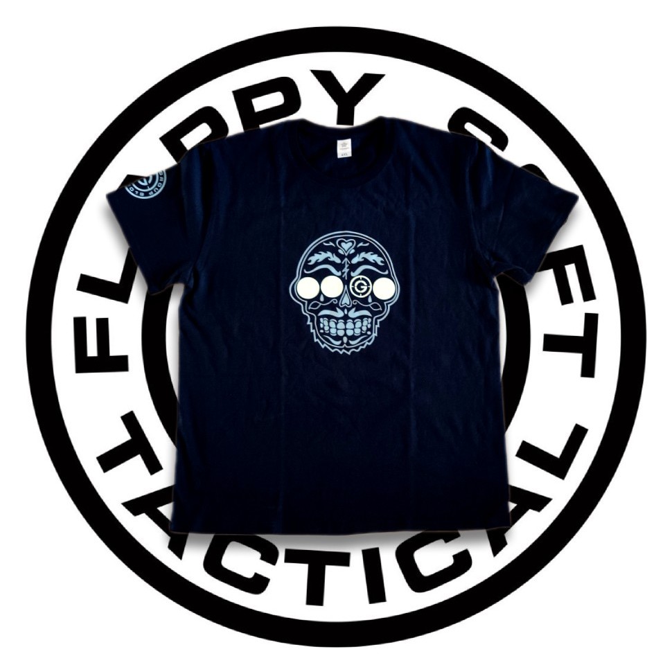 พร้อมสต็อก GBRS GROUP BABAYAGA เสื้อยืดบุคลิกภาพ Skull 100% ผ้าฝ้ายคุณภาพสูงผู้ชายทหารลมเสื้อยืด 031