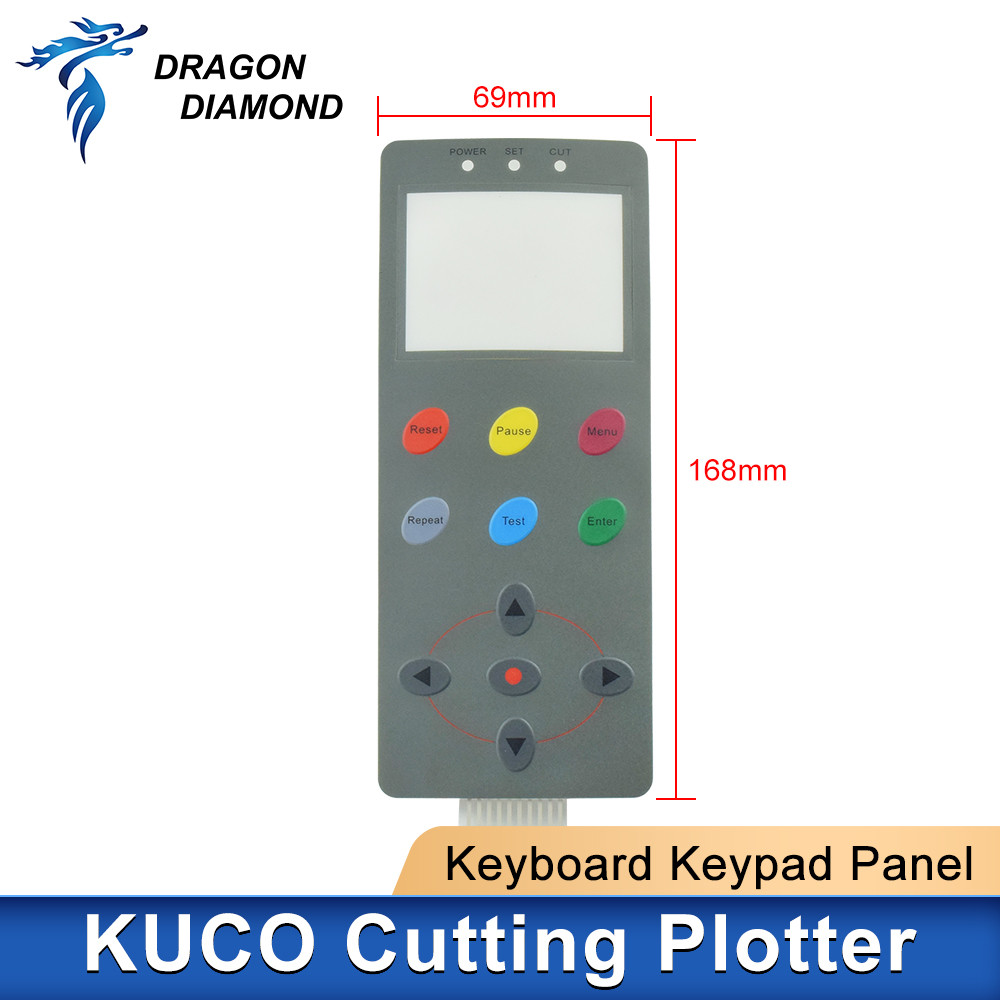 1pcs ตัด Plotter คีย์บอร์ดแผงปุ่มกดสําหรับ Kuco Teneth TH1300 TH740LX TH330LX เครื่องตัดไวนิลปุ่มควบ