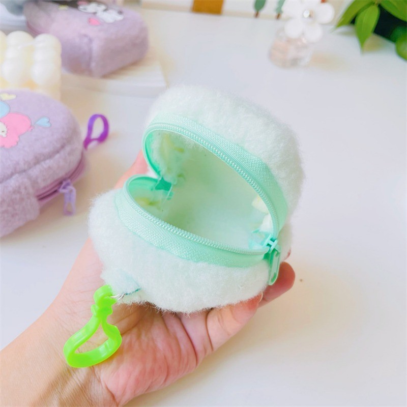 บวก ตุ๊กตาสามารถแขวนกระเป๋าใส่เหรียญสาวหัวใจ คุโรมิ กระเป๋าสตางค์หลวมการ์ตูนสร้างสรรค์เหรียญลิปสติกกระเป๋าเก็บ