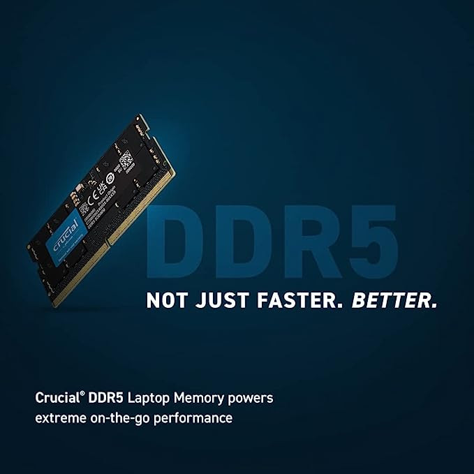 CRUCIAL DDR5 4800MHz Ram Laptop Memory ( 8GB / 16GB / 32GB ) แรม Notebook