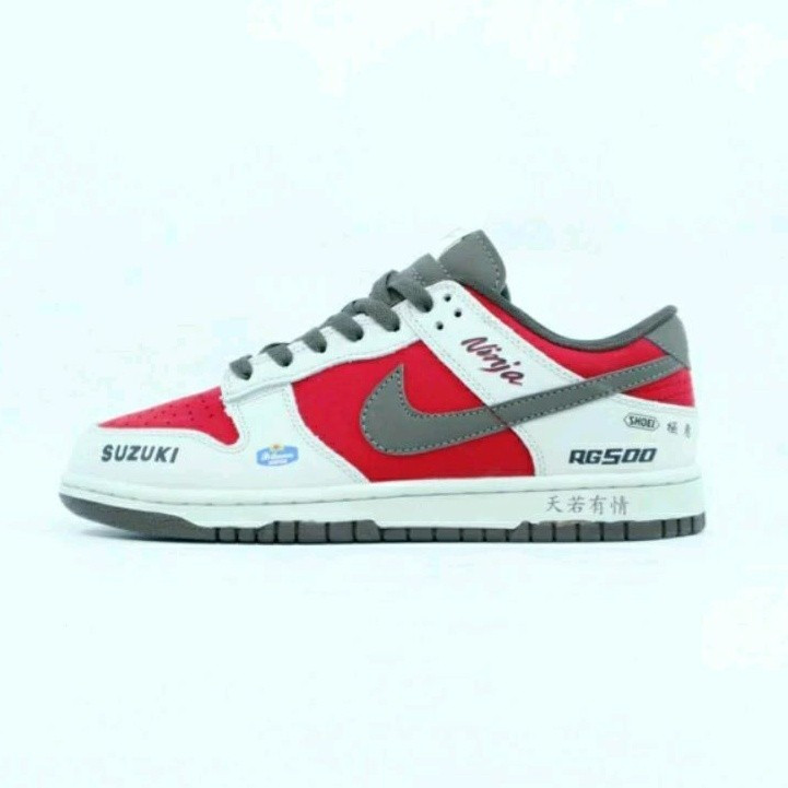 NIKE SB DUNK LOW SUZUKI สีขาว แดง น้ำตาล RE500-666