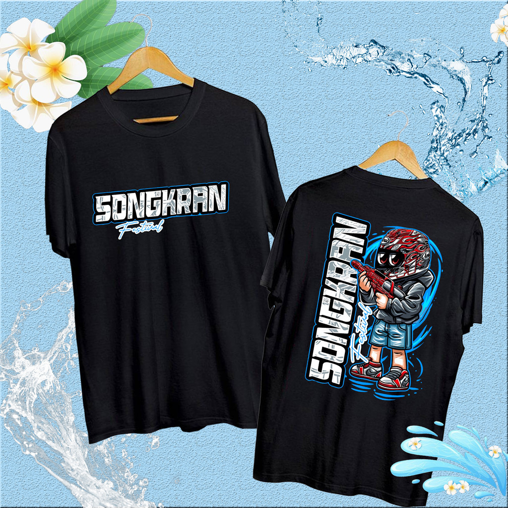 Songkran Day สงกรานต์ เสื้อยืดวันสงกรานต์ Songkran Festival T-shirt