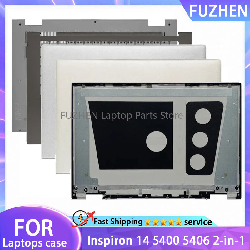 ใหม่สําหรับ DELL Inspiron 14 5400 5406 2-in-1 โน้ตบุ๊คหน้าจอปกหลัง LCD/Palmrest/ด้านล่างแล็ปท็อปอุปก