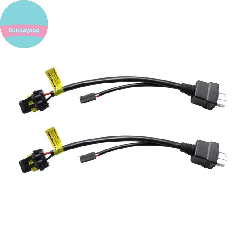 Sund 26 ซม.H4 รีเลย์ Wireharness สําหรับ H4 หลอดไฟอัพเกรด Bi LED & Xenon โปรเจคเตอร์ Lense รถอุปกรณ์เสริมคุณภาพสูง TH