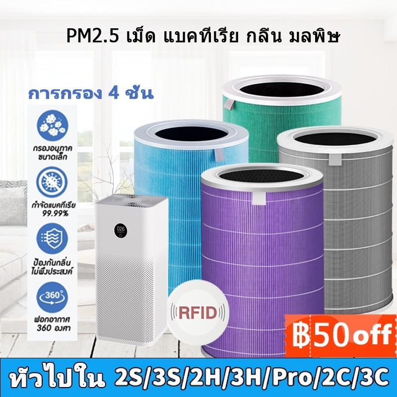 【COD】Air Purifier Filter For Pro 1 / 2 / 2S / 2H / 3H/ 3C / Pro ไส้กรองอากาศ รุ่น กรอง ไส้กรอง