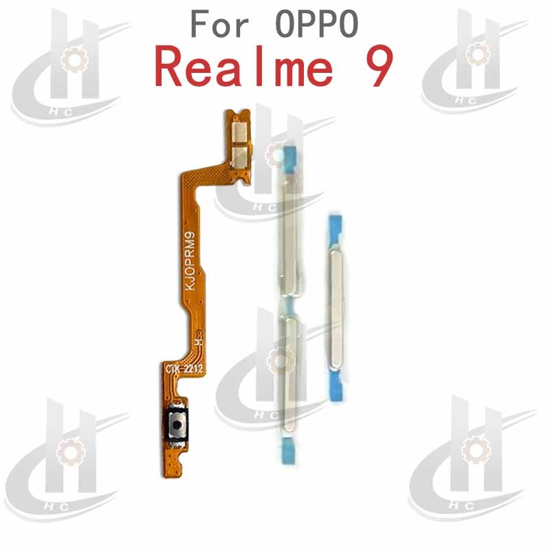 สําหรับ OPPO Realme 9 4g RMX3521 ปุ่มด้านข้างปริมาณพลังงาน Flex Cable Keys ปุ่มปิดระดับเสียงขึ้นและลงปุ่มด้านข้างเปลี่ยนส่วน - รูปที่ 6