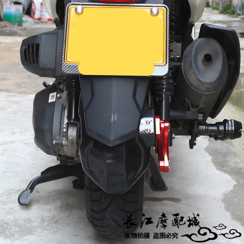 เหมาะสำหรับฮอนด้า ADV350 Forza NSS350บังโคลนหลังคาร์บอนไฟเบอร์แบบด้านหลังกลับสาดยามโคลนพนัง - รูปที่ 4