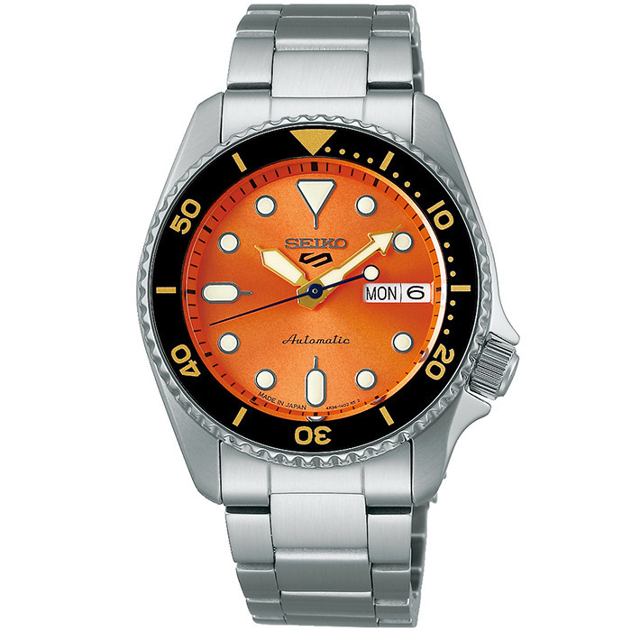 [Authentic★Direct from Japan] SEIKO SBSA231 Unused 5 SPORTS Automatic Hardlex SS Analog Orange Men Wrist watch นาฬิกาข้อมือ