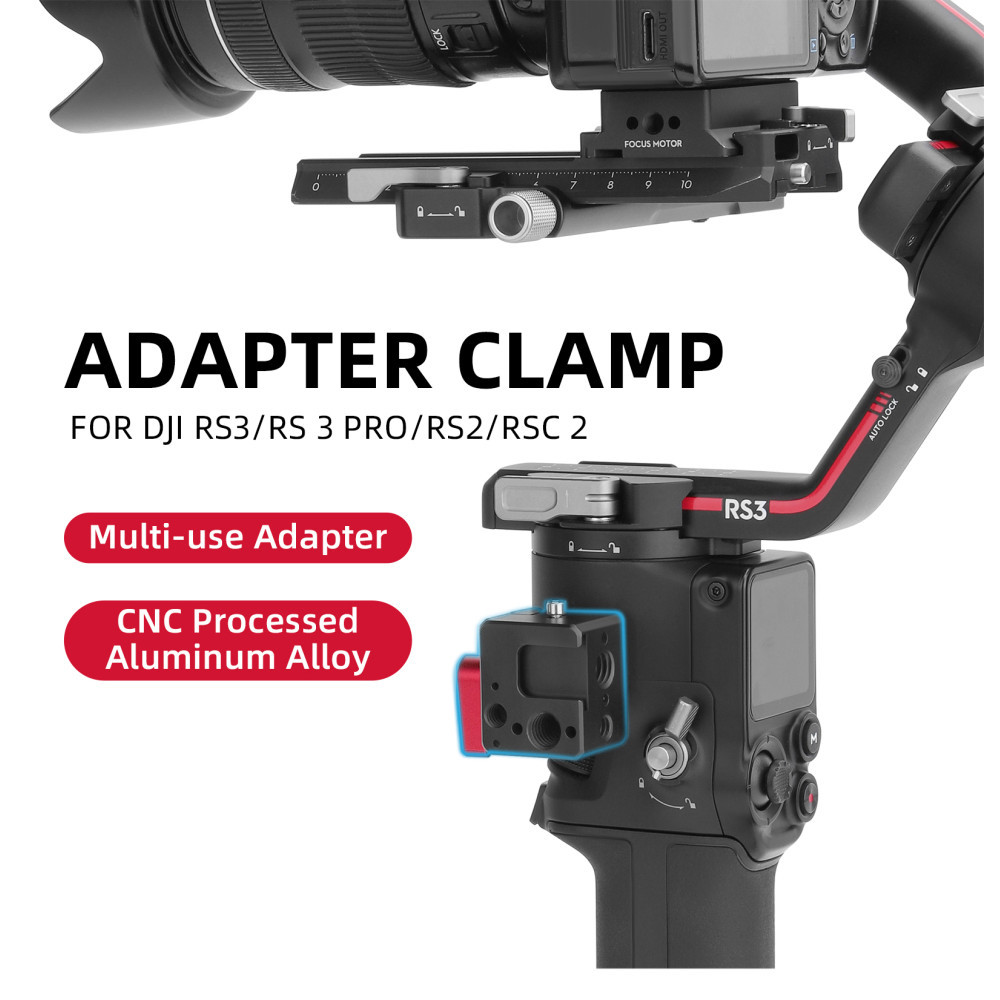 Ronin RS4mini/ RS4/RS4 Pro Chute อุปกรณ์เสริมขยาย RS3PRO/Mini สองด้าน Slider Claw หัวเข็มขัด Anti-Sl