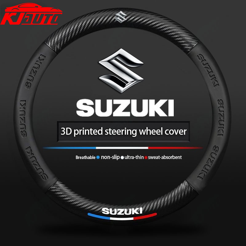 ปลอกหนังหุ้มพวงมาลัยรถยนต์ กันลื่น สําหรับ Suzuki Swift XL7 vitara Jimny SX4 S-Cross Presso Ciaz ERTIGA Celerio