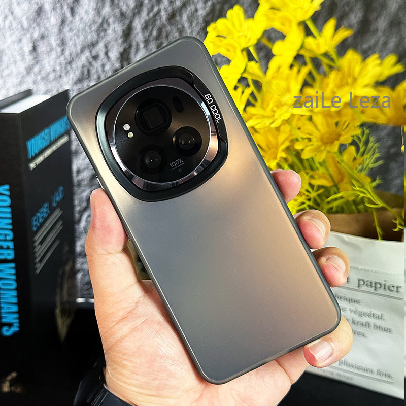 เคส Honor Magic 6 Pro Magic6 Magic6Pro เคสโทรศัพท์มือถือแบบแข็ง กันกระแทก สีเขียว สีม่วง สีเงิน สีเทา หรูหรา สําหรับ