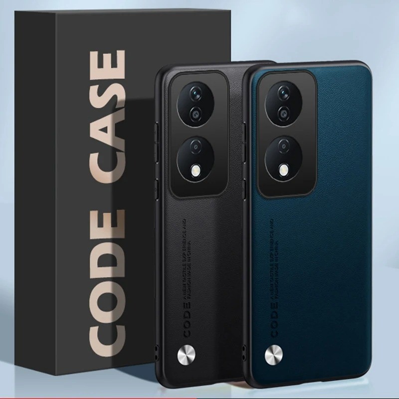 สําหรับ Honor X7b X7a X7 แฟชั่น หนัง พื้นผิว ด้านหลัง เคส TPU นิ่ม เคสป้องกัน