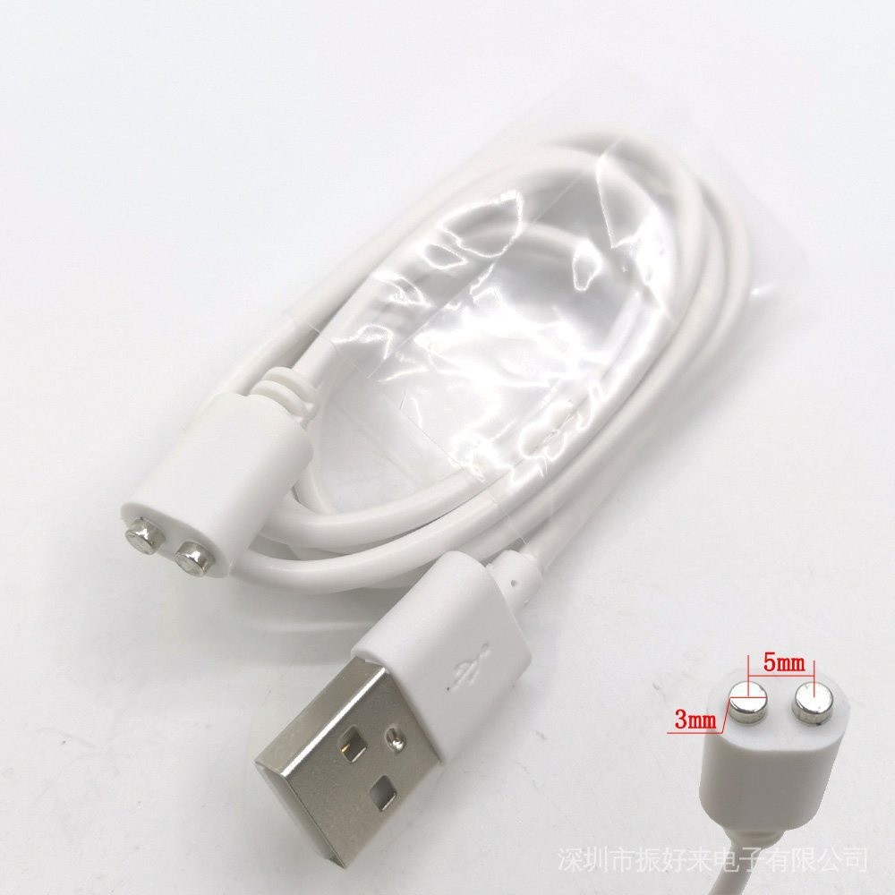 1pcs 2pin ระยะห่าง 5 มม.6 มม.7 มม.8 มม.9 มม.10 มม.สายชาร์จแม่เหล็กสําหรับ Vibrator เพศของเล่นสําหรับผู้หญิงผู้ใหญ่ผลิตภัณฑ์