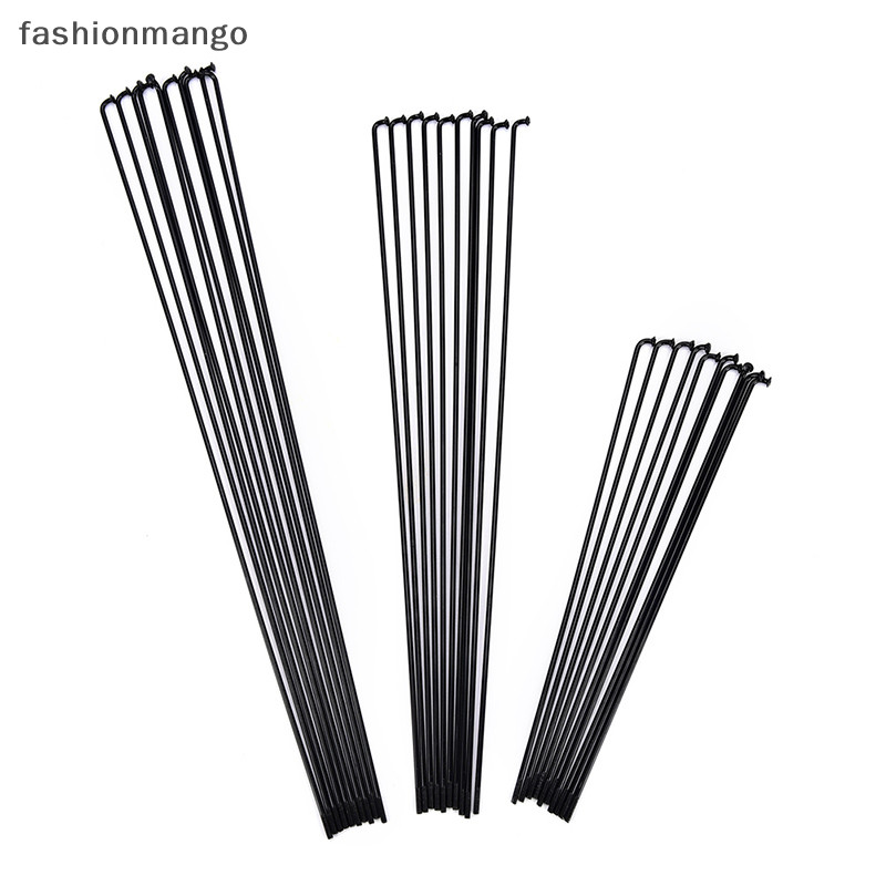 [fashionmango] ซี่ล้อจักรยาน 14G 10 ชิ้น และจุกนม 12 มม. 170~286 มม.