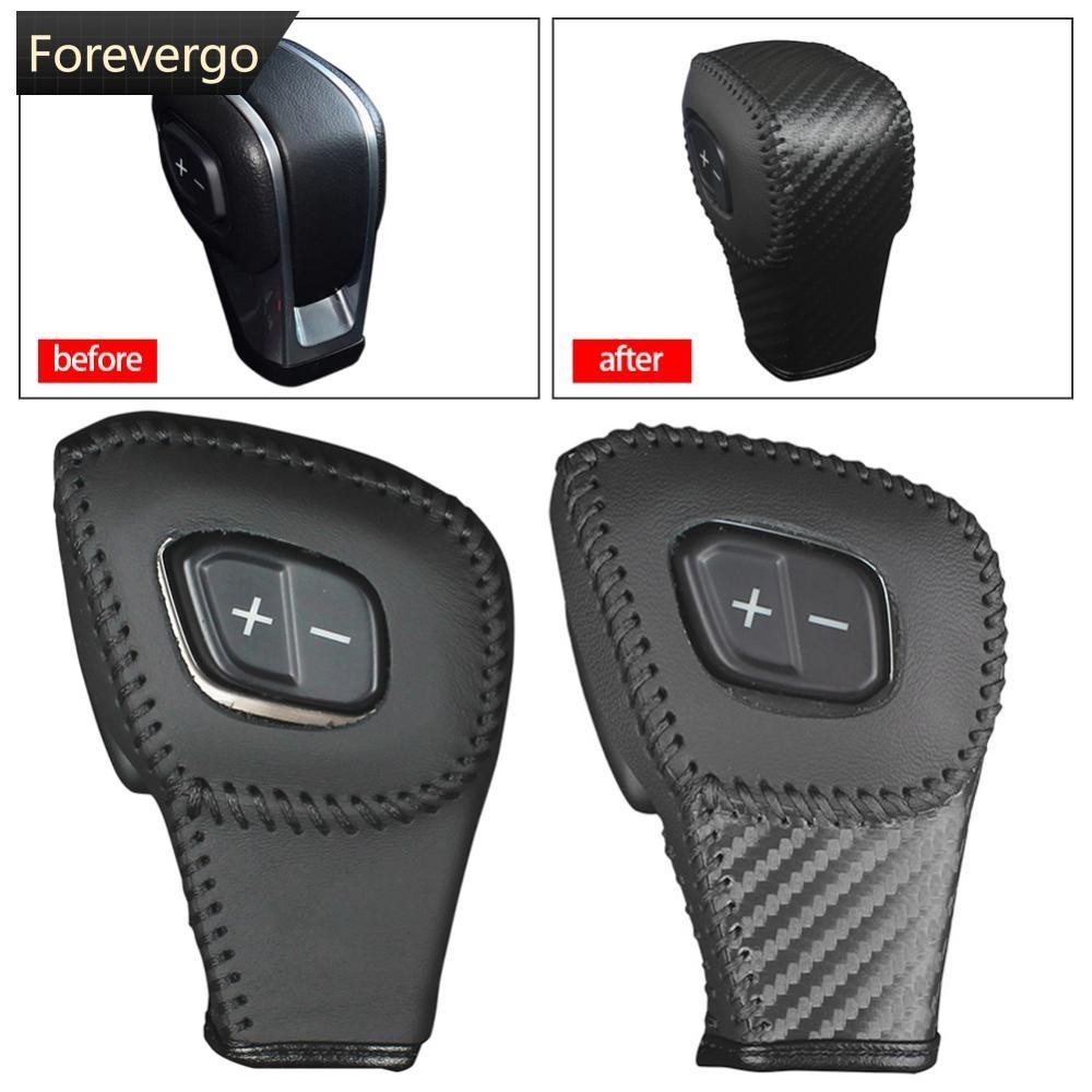Forevergo สติกเกอร์หนัง LHD สําหรับติดตกแต่งเกียร์รถยนต์ Ford Everest Ranger Review 2020-2023 E5F2