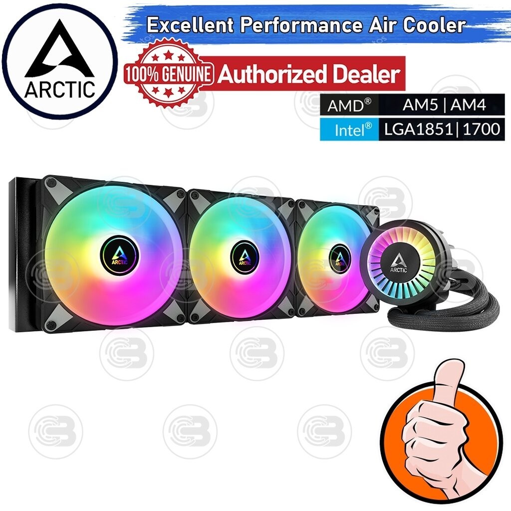 [CoolBlasterThai] ARCTIC Liquid Freezer III 420 A-RGB Black (All-In-One CPU Water Cooler) (LGA1851/1700/AM5/AM4)