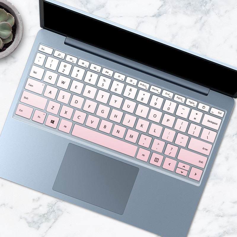 แผ่นฟิล์มซิลิโคน ป้องกันฝุ่น สําหรับคีย์บอร์ด Microsoft Surface Laptop Go 2 3