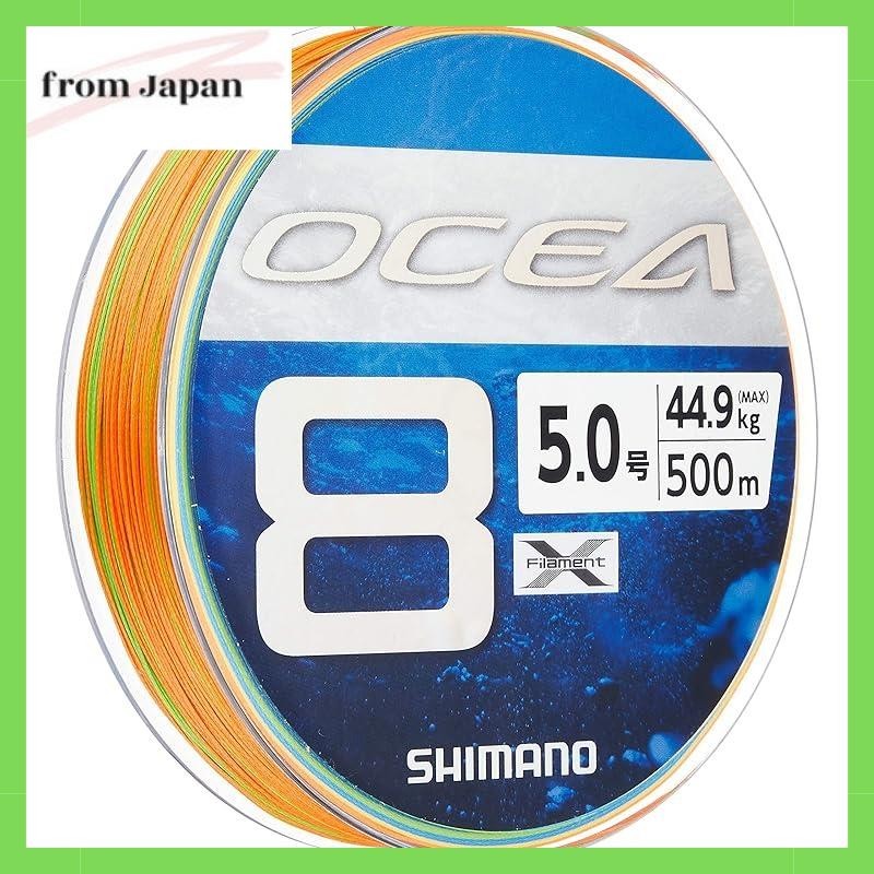 SHIMANO Line O'Shea 8 500m 5.0 No. 5 Color LD-A91S Fishing Line