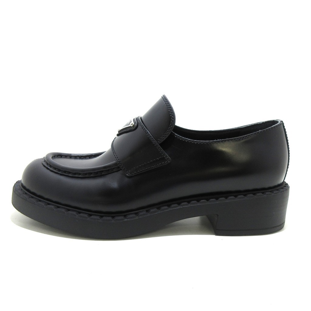 สินค้ามือสอง PRADA shoes leather black