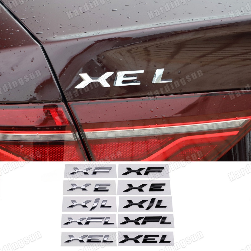 สติกเกอร์ตราสัญลักษณ์ XE XF XJL XFL XEL สําหรับติดตกแต่งรถยนต์ Jaguar XF2009 XJS XJ8
