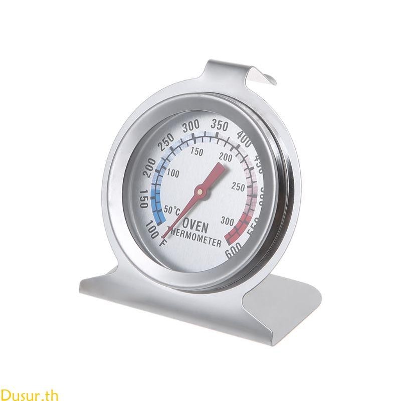 เครื่องวัดอุณหภูมิเตาอบ Dusur 100-600°F เตาอบสแตนเลส แบบอ่านทันที สําหรับเตาอบไฟฟ้า เตาแก๊ส