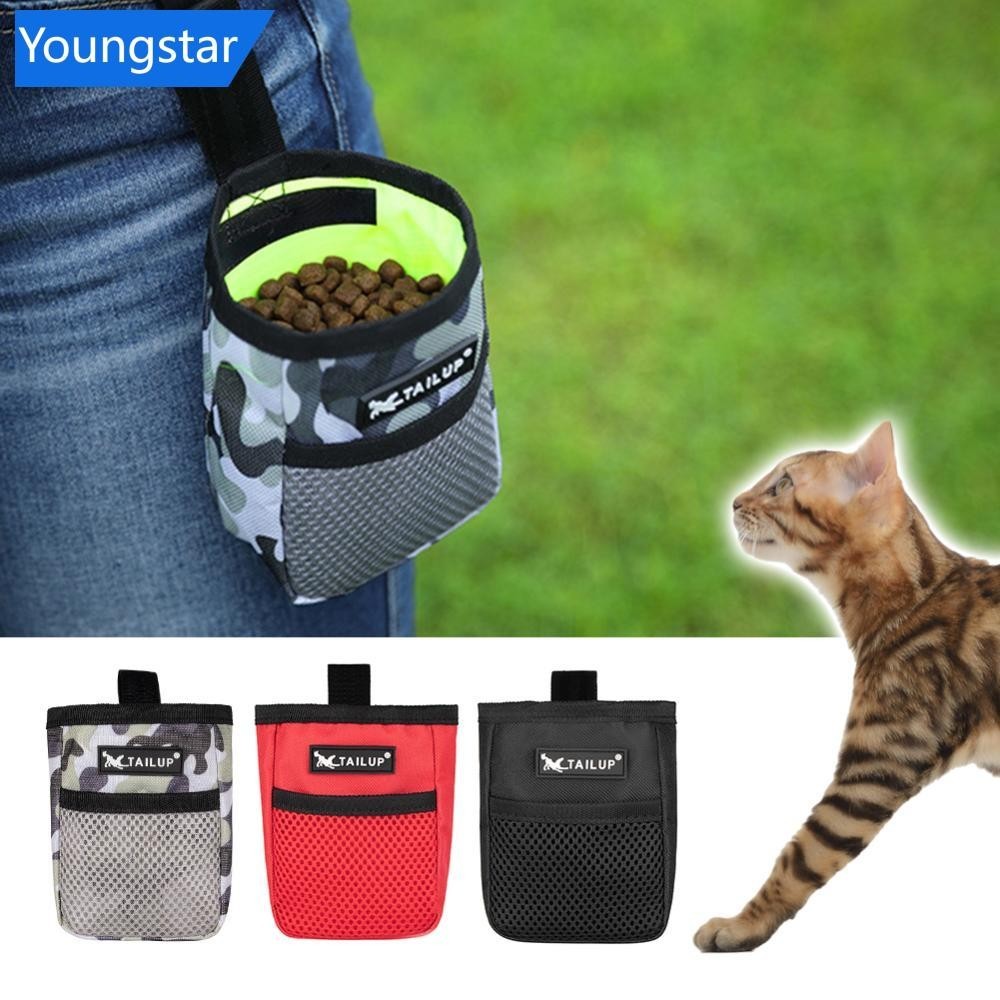 [ForeverYoung] 1pc Pet Pocket Snack Reward กระเป๋าคาดเอว Feed Pocket สําหรับสุนัขการฝึกอบรมกลางแจ้ง Obedience Agility Pouch Food Bag